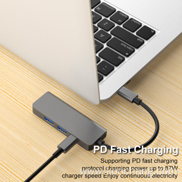 4 In 1 USB C HUB To HDMI